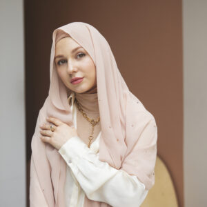 Home beautiful woman wearing hijab